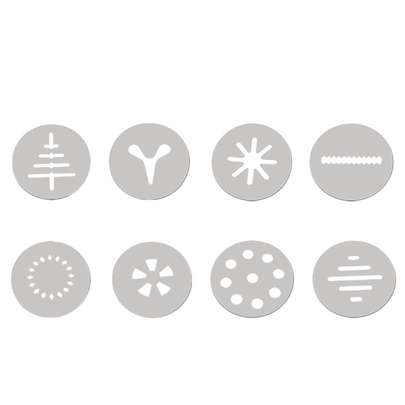 Cookie and Pastry Press – 16 Stainless Steel Nozzles & Pattern Discs, Ergonomic Handle - Image 2