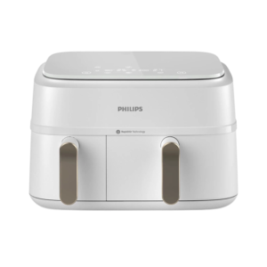 Irishkitchen | NA353/10 | 3000 Series Dual Basket Airfryer | 2750 W | 9 L | 8 Programs | Rapid Air Plus | White