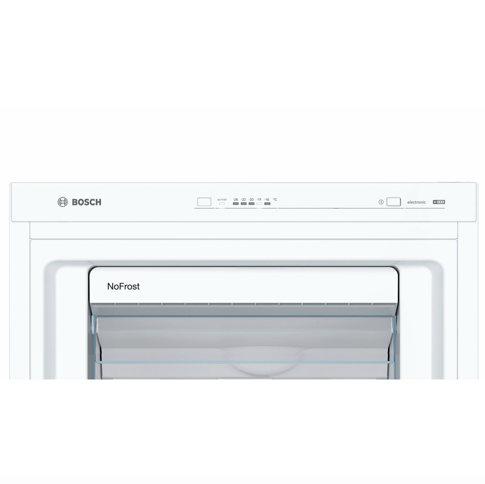 Irishkitchen Series 4 200 Litre Upright Freestanding Freezer With BigBox Drawer - White - Image 4