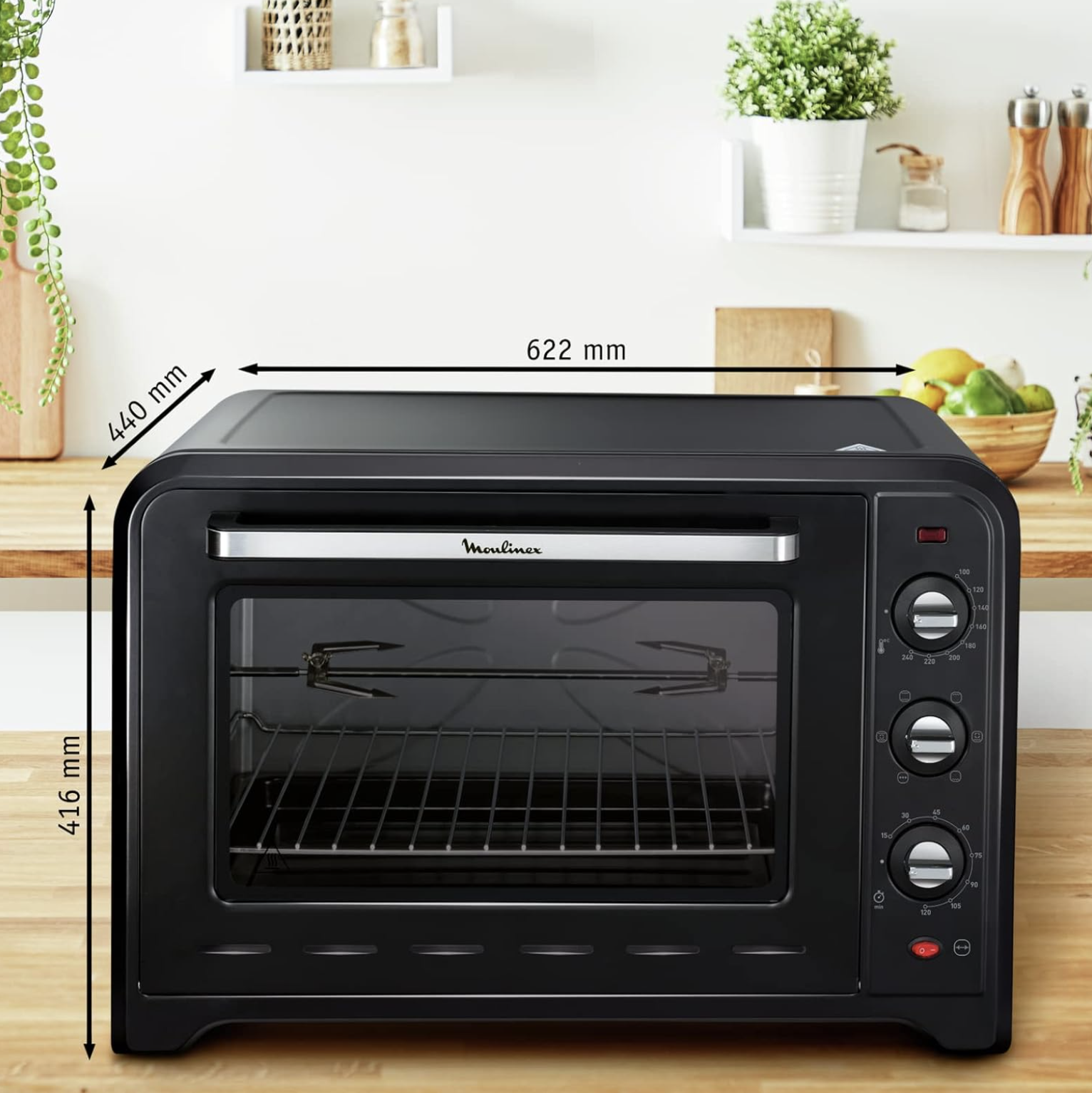 Irishkitchen Optimo 60l ox495 Oven (Medium, Electric Oven, 60 L, 2200 W, 60 L, 100-240 °C) - Image 3