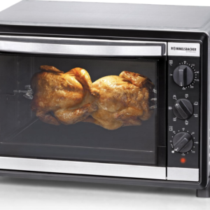 Irishkitchen Back & Grill Oven BG 1805/E - 42 Litre Baking Chamber, 7 Heating Modes, Convection, Rotisserie Spit, Temperatures from 80-230 °C, Double Glazing, Interior Lighting, Timer Switch
