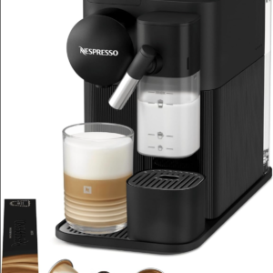 Irishkitchen 132193455, 1 Liters | Coffee machine with automatic milk system, one-touch operation, compact design, automatic Shut-off, 19 bar pressure